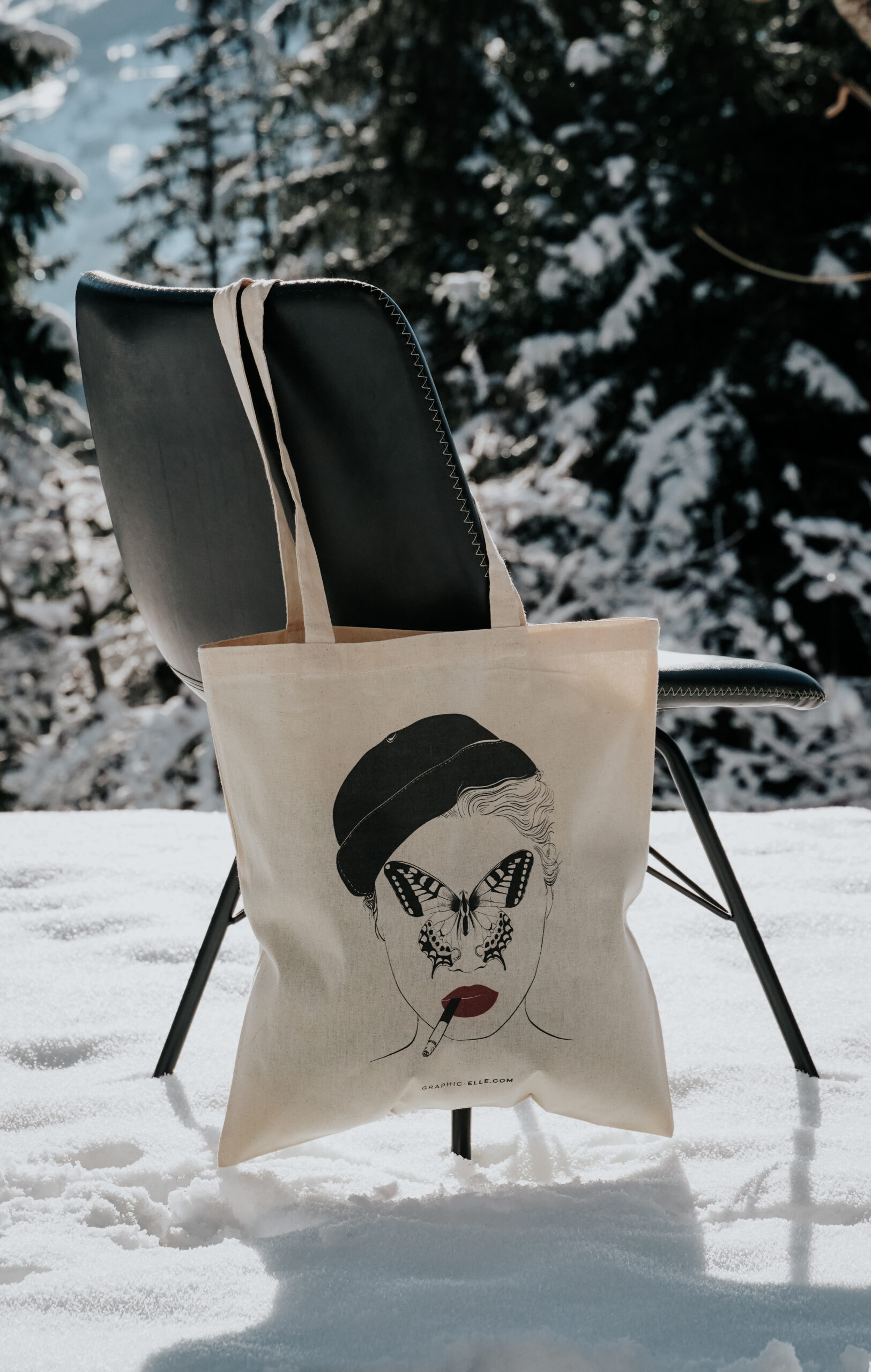 Tote bag Madonna illustration rock